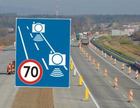Odcinkowy pomiar prędkości na A1. Jeszcze w grudniu infrastruktura będzie gotowa