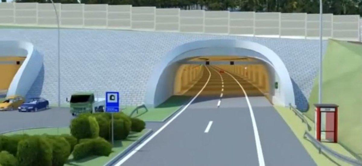 Najdłuższy tunel w Polsce. Na zakopiance drogowcy przebili dzisiaj 4-km podziemny przejazd