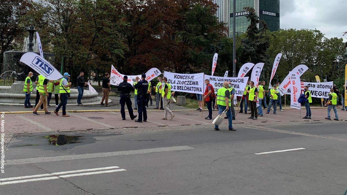 Potest górników. Byliśmy na manifestacji w Warszawie, chcą bronić węgla do upadłego